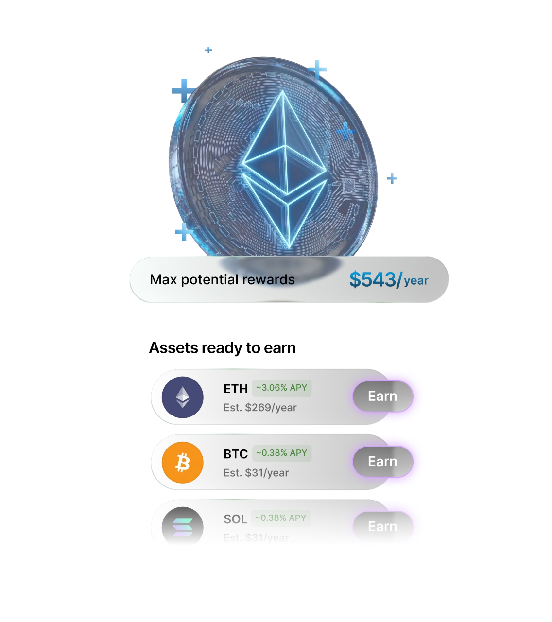 Put your crypto to work